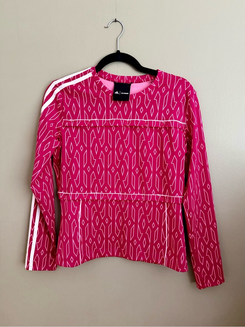 adidas x IVY PARK Beyoncé Bold Pink Snap Monogram Convertible Top L